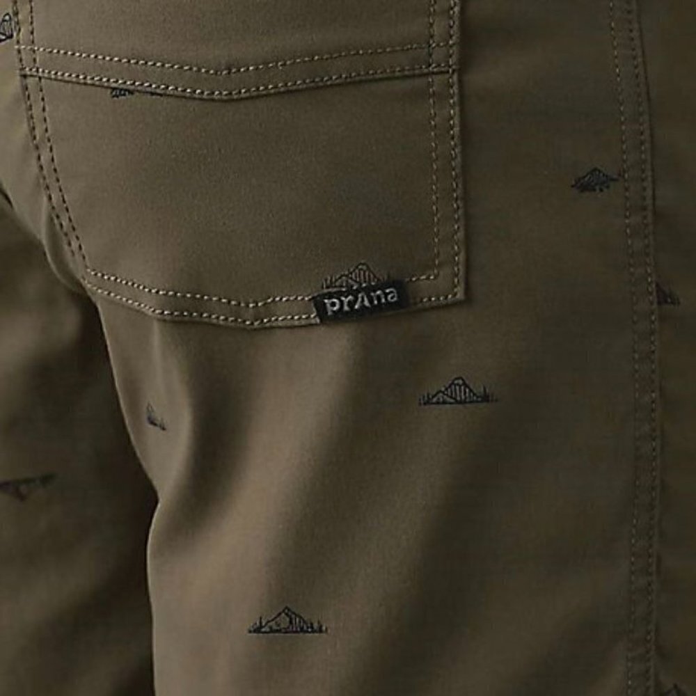 NWT Prana Men's Brion 11 inch Short in Slate Green Crux Rock - Size 30 - Picture 9 of 10